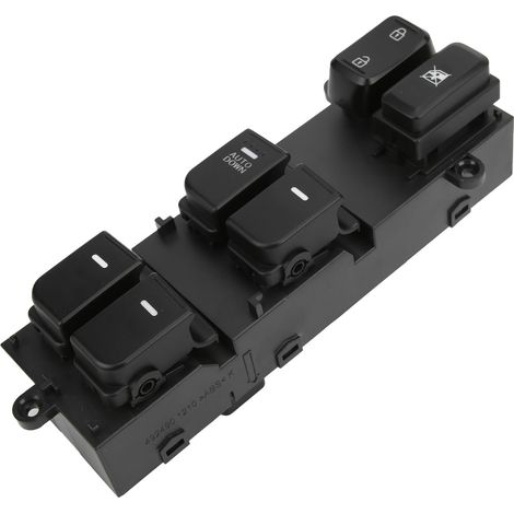 Interrupteur maître de lève-vitre 93570‑2T000 ABS Métal Remplacement Kia Optima Conduite à gauche 2011‑2013 (1/5)