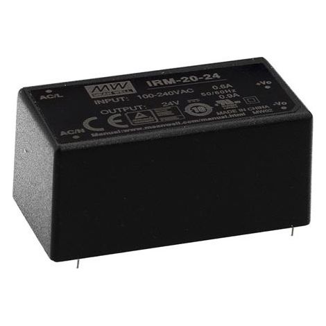 Mean well - 20 w single output encapsulated type - 24 v