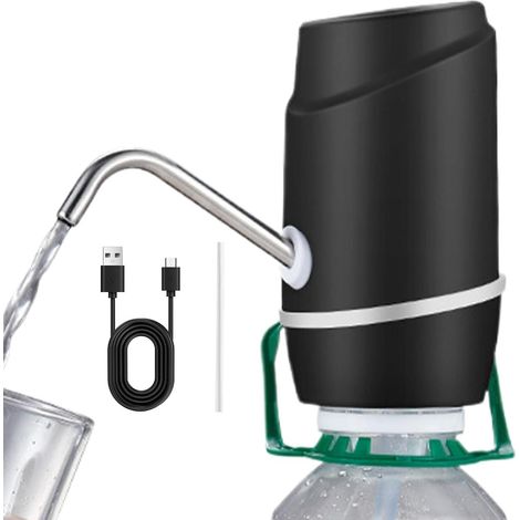 Pompe à eau portable de 5 gallons, rechargeable par USB, mécanisme de pompage à une touche, 5,43 x 3,74 x 3,74 pouces. (1/5)