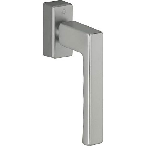 HOPPE 11736008, Maniglia per finestra effetto acciaio inox TOULON-Secu Forte, 90°, VK 32-42 (1/4)