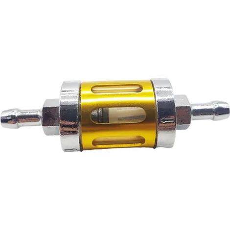 Filtre à huile robuste en métal doré, filtration puissante, résistant aux taches et à la rouille, filtre à carburant pour moteur (1/5)