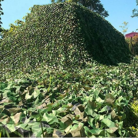 Filet de Camouflage Filet D'ombrage pour terrasse. la Chasse. Protection Solaire. Bâche Camouflage(Taille:3X6M) (1/4)