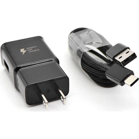 Bloc de charge intelligent détection US prise noire PC matériau ignifuge chargeur USB pour Samsung S8 (1/5)