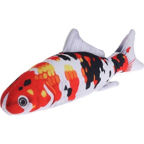 Jouets à l'herbe à chat pour chats d'intérieur, peluche à mâcher pour chaton, jouet de dentition auto-nettoyant interactif rempli d'herbe à chat, poupée 30 cm - Style3. (1/4)