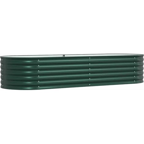 Maison Exclusive - Letto Rialzato Verde 240 x 80 x 44 cm Acciaio