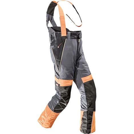 681, Schnittschutzhose PROXIMO anthrazit/orange, Gr. 56 (1/2)