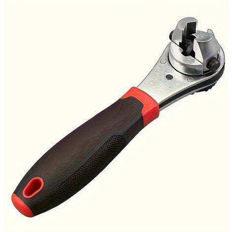 Ensemble de clés à cliquet réglables universelles 6–22 mm – Outil multifonction durable, mécanisme bi-directionnel à fixation rapide, usage mécanique sans électricité (1/4)