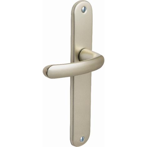 Juego de puerta económico BEZAULT 165mm distancia entre ejes - Champagne - 73272
