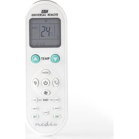 Nedis ACRC1WT Mando a distancia universal blanco 29 cm