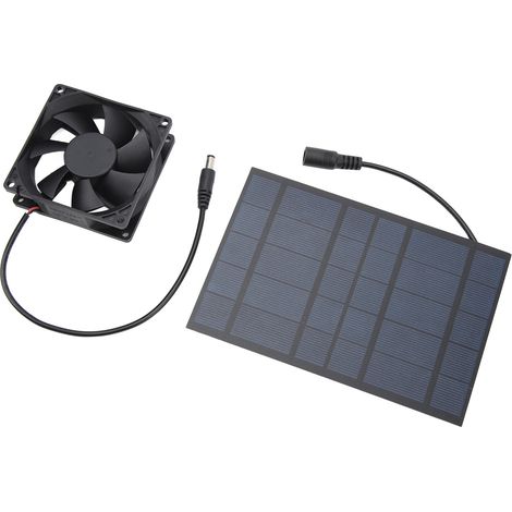 Wasserdichter Solarventilator (IPX7), senkt Temperatur und Luftfeuchtigkeit, ideal für Hühnerställe, Gewächshäuser und Tierunterkünfte. (1/4)