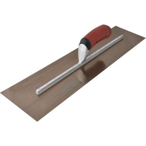 MXS205GD Golden Stainless Steel Finishing Trowel DuraSoft� 20 x 5in M/TMXS205GD
