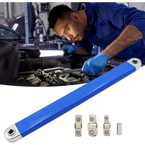 39 cm Ratschen-Drehmomentschlüssel, 1 Multifunktionsverlängerung, ein Universalwerkzeug für die Autoreparatur. (1/5)