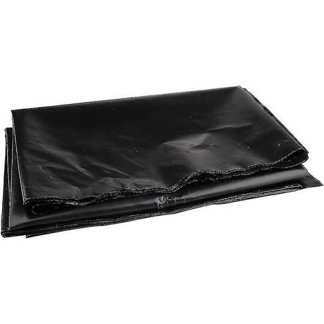 Bâches pour bassins, bâches en caoutchouc pour bassins, bâches noires pour bassins, bâches pour bassins à poissons, adaptées aux bassins de jardin, ruisseaux, fontaines, 2 x 2 mètres (1/4)