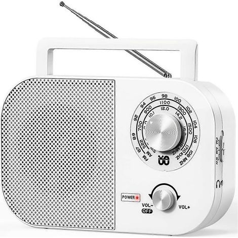 Radio FM AM portable avec réception longue portée, radio transistor, polyvalent et pratique, pour un usage quotidien (1/5)