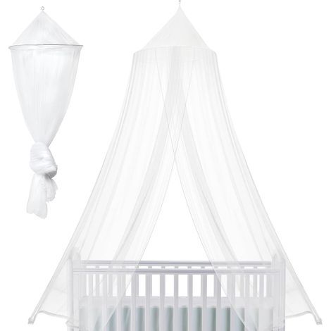 Zanzariera per letto, zanzariera per letto matrimoniale, zanzariera anti-zanzare queen size in poliestere (250x110x60 cm) (1/5)