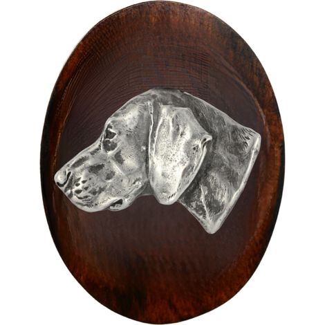 Weimaraner - broche para exposición canina, clip para babero, pin para perro de Art-Dog (1/4)