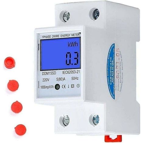 LCD-Digitalstromzähler, Drehstromzähler, XU, 4-Leiter-Drehstromzähler für DIN-Schienenmontage, 1 - KZQ (1/4)