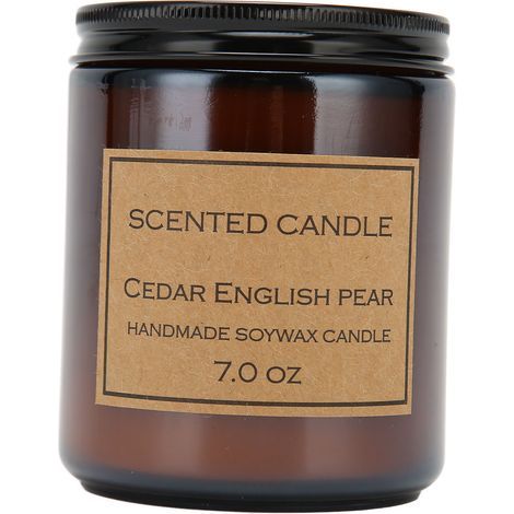 Bougie parfumée en cire de soja, élégance rétro, neutralise les odeurs, pour chambre, bureau ou bar, aromathérapie. (1/5)