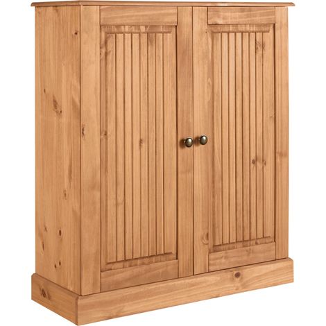 MilleBuffet Haut avec 2 portes en pin teinté (1/4)