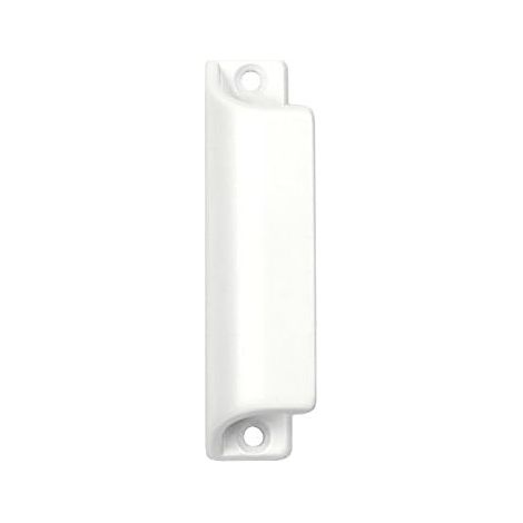 Puerta de balcón CSPARKV 90x20mm  para balcón y terraza  Tirador de balcón  Tornillos para tirador de balcón resistentes a la intemperie  En aluminio blanco
