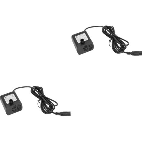 Lot De 2 Pompes À Eau Submersibles Silencieuses Pour Fontaine Détang Pompe Solaire 12 V Buse Lumineuse Pour Jardin (1/5)