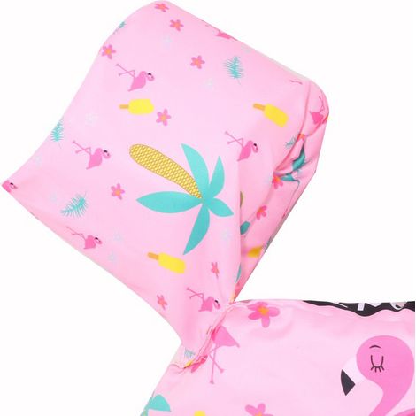 Gilet de natation pour enfants avec brassard et ceinture, idéal pour l'apprentissage de la natation (motif oiseau). (1/5)