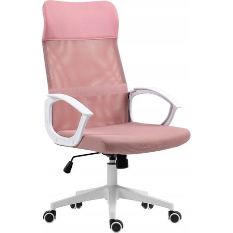 Fauteuil pivotant rose FB13-FX (1/5)