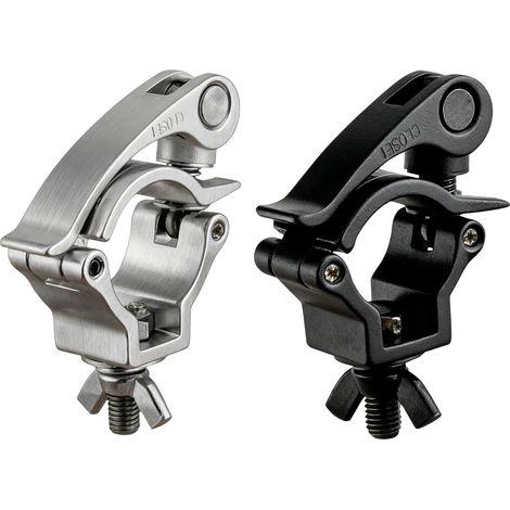 Pince de fixation robuste en alliage d'aluminium et de magnésium Fixation sécurisée 32 à 35 mm Tuyau en alliage d'aluminium et de magnésium Pince de lumière à une seule étape (1/5)