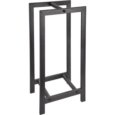 Esschert Design Country style Portalegna 30X24X60Cm in Acciaio al Carbonio 1,88 kg 30X24X60Cm (1/4)