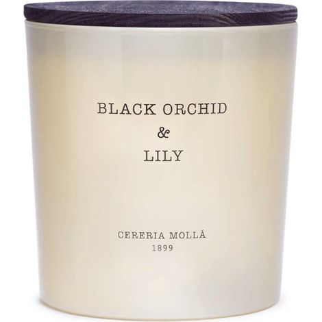 CANDELA XL 3 STOPPINI 600GR BLACK ORCHID & LILY