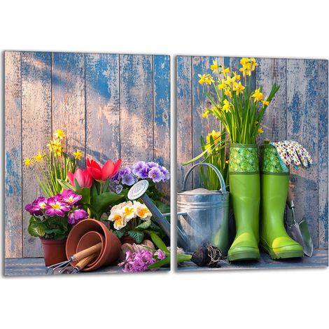 Glasschutzplatte für den Herd 2x40x52 Garten (1/5)