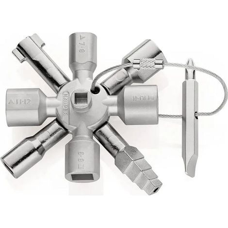 Clé universelle - Armoires de commande - Systèmes de fermeture standard - 92 mm (1/4)