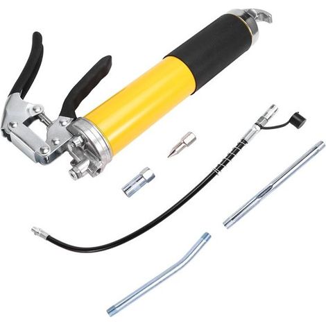 Pistolet graisseur manuel, pistolet graisseur manuel haute pression, outils de quincaillerie, pistolet graisseur manuel pour un gain de temps et d'effort (1/4)