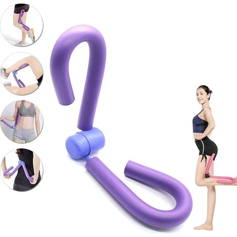 MINKUROW Oberschenkel-Trimmer, Oberschenkeltrainer, Beintrainer, multifunktionaler Beintrainer, Oberschenkel-Ergometer, Armtrainer, Body Shaper (Lila) (1/5)