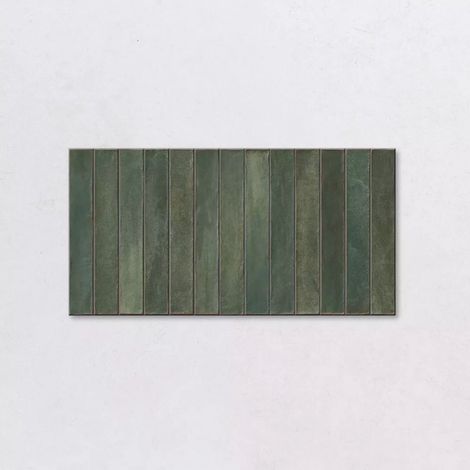 Carrelage Effet Zellige EASY 32x62.5 cm Long Green Easy Mat