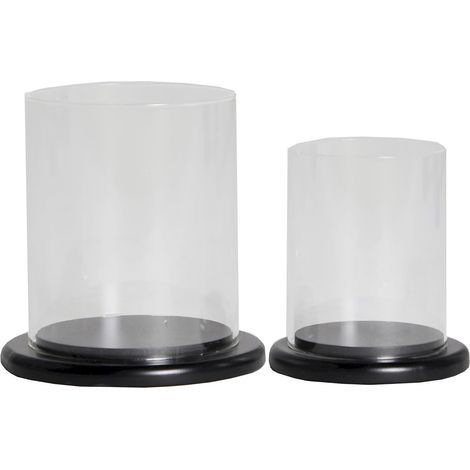 Bougeoir apchat (lot de 2) - Noir (1/3)