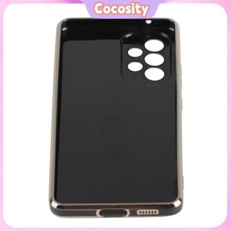Cocosity étui de téléphone en plastique TPU Étui de téléphone portable en plastique TPU, support gps piece Noir pour A53 5G (1/5)