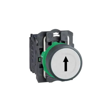 bouton poussoir - flèche haut - 1no - schneider electric xb5aa3341 (1/4)