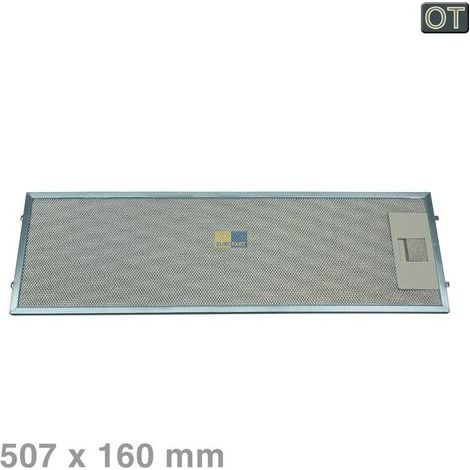 Filtre à graisse en métal 508x158mm d'origine Electrolux 4055344149 (1/2)