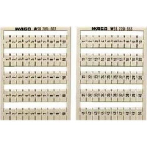 WAGO GmbH& Co. KG WSB-Bezeichnungssystem S: 11-20 (10x) 209-603 5 Stk