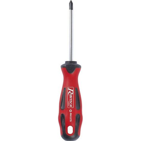 Tournevis Phillips PH1x75 - Cruciforme Aimanté - Précision et Confort de Utilisation - D-Work (1/2)