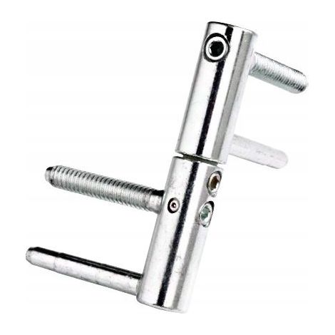 OTLAV 16 mm verstellbares 3D-Schraubscharnier Silber