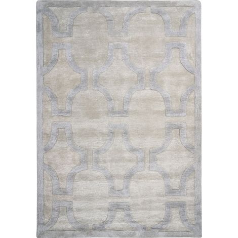 Teppich GWANI Beige 160 x 230 cm Viskose (1/5)