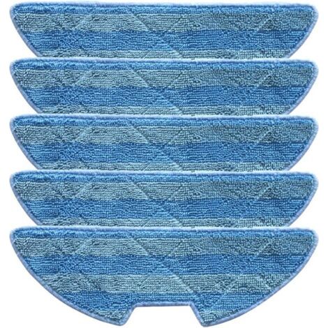 5PCS Chiffon de vadrouille Compatible avec EZIclean One Aspirateur Robot Laveur Aqua Robot Aspirateur Microfibre Vadrouille Chiff (1/4)
