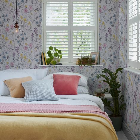Papier peint intissé Laura Ashley Fleurs Wild Meadow 1005 x 52cm Multicolore (1/5)