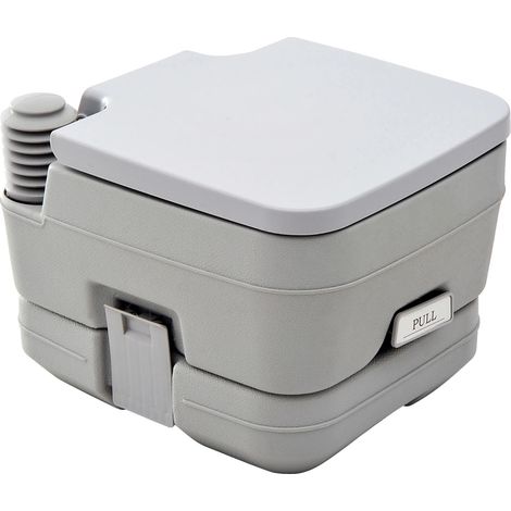 Inodoro portátil, diseño de doble tanque, fácil control de olores, T3323P312508 (1/2)