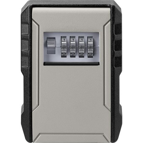 APEX Coffre à clés mural, 88 x 120 x 44 mm, boîte à clés à combinaison 4 chiffres pour extérieur, armoire à clés de sécurité étanche (1/4)