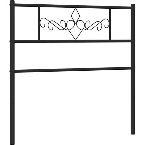 Maison Exclusive - Cabecero de repuesto de metal negro 100 cm