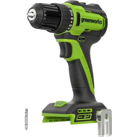 24V Perceuse‑visseuse sans fil sans balais DD335, 35 Nm, légère, éclairage LED, embrayage 19+1, SANS batterie ni chargeur (1/5)