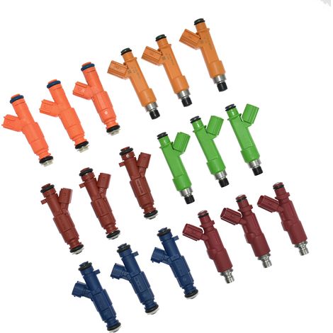 Fuel injectors 23250-31030 23250-31020 are suitable for Toyota Lexus fuel injectors.